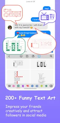 Emoji Keyboard Fonts, Emojis android App screenshot 2